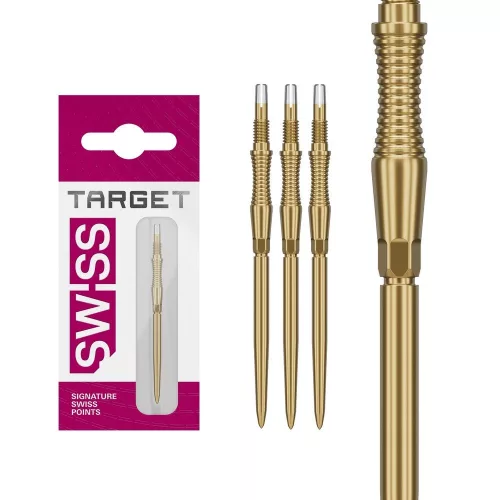 Varf darts TARGET Swiss Storm RST, auriu 35 mm