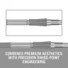  Varf darts Target Swiss Point Elysian Arcehtype 43, argintiu 30mm