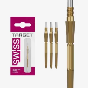  Varf darts Target Swiss Point Elysian Archetype 43, auriu 30mm