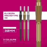 Varf darts Target Swiss Point Elysian Archetype 43, auriu 30mm