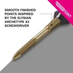 varf darts target Swiss Point Elysian Archetype 43, auriu 42mm