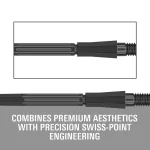 Varf darts Target Swiss Point Elysian Archetype 43, negru 35mm