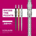 Varf darts Target Swiss Pint TRB, argintiu 30mm