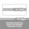Varf darts Target Swiss Point TRB, argintiu 35mm