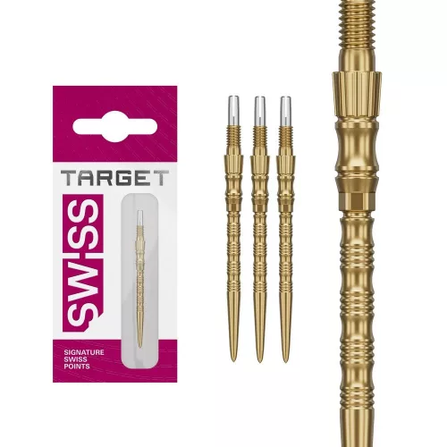 Varf darts Target Swiss Point TRB, auriu 35mm