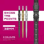 Varf darts Target Swiss Point TRB, negru 30mm