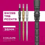Varf darts Target Swiss Point TRB, negru 35mm
