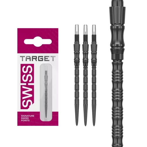 Varf darts Target Swiss Point TRB, negru 42mm