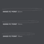 Varf darts steel target Swiss Point FLT, argintiu 30mm