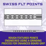 Varf darts target Swiss Point FLT, argintiu 35mm