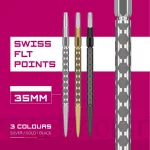 Varf darts target Swiss Point FLT, argintiu 35mm