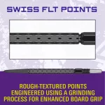 Varf darts target Swiss point FLT, negru 35mm