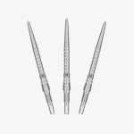 varf darts target Swiss Point Chrono Swiss Storm, argintiu 30mm