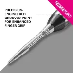 Varf darts Target Swiss Point Chrono Swiss Storm, argintiu 35mm