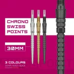 varf darts steel Target Swiss Point Chrono Swiss Storm, fekete 30mm