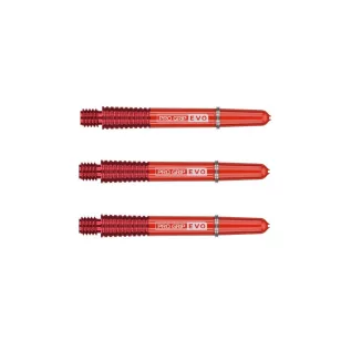 Tija Darts Target Pro Grip Evo AL, Rosu, scurt, 34mm