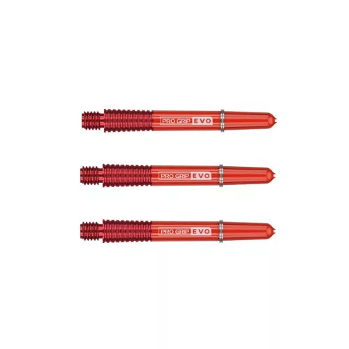 Tija Darts Target Pro Grip Evo AL, Rosu, scurt, 34mm