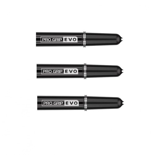 Darts top Target Pro Grip Evo AL, negru, pachet de 9 buc