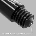 Tija Target Pro Grip plastic, negru, scurt, pachet 9 bucati