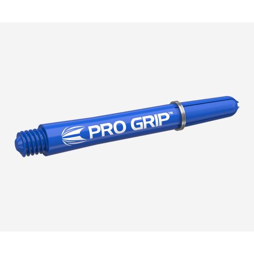 Tija scurta darts Target Pro Grip, albastru 34 mm - set de 9 bucati