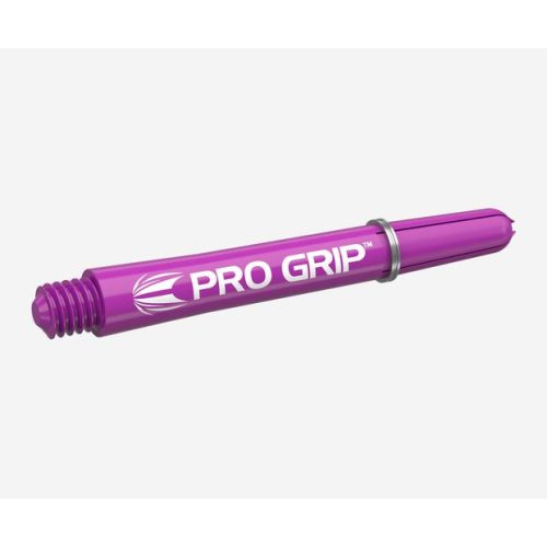 Tija Target Pro Grip plastic, mov, scurt, pachet 9 bucati