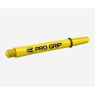 Tije darts TARGET Pro Grip galben lamai, mediu 9 buc