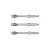 Tija Darts TARGET 8 flight slim, titanium, Lungime, 33mm