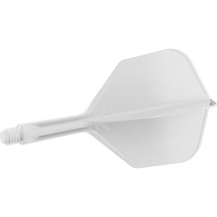 Fluturas si tija Target K-Flex alb, fluturas No6, tija scurta