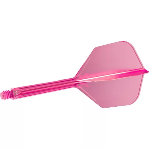 Fluturas si tija darts Target K-Flex, roz neon ,no6 fluturas si tija lunga