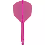 Fluturas si tija darts Target K-Flex, roz neon ,no6 fluturas si tija lunga