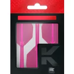 Fluturas si tija darts Target K-Flex, roz neon ,no6 fluturas si tija lunga