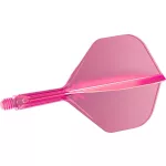 Fluturas si tija darts Target K-Flex, roz neon, no2 fluturas si tija scurta