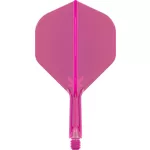Fluturas si tija darts Target K-Flex, roz neon, no2 fluturas si tija scurta