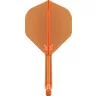Fluturas si tija darts Target K-Flex, portocaliu neon, no2 fluturas si tija medie