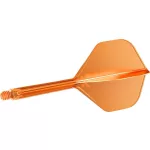 Fluturas si tija darts Target K-Flex, portocaliu neon , no2 fluturas si tija darts