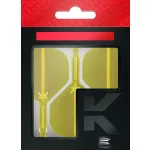 Fluturas si tija darts Target K-Flex,galben neon , no2 fluturas si tija scurta