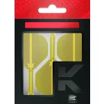 Fluturas si tija darts Target K-Flex, galben neon , no2 fluturas si tija medie