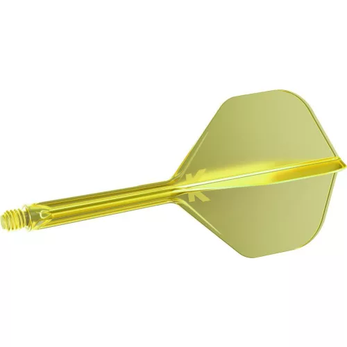 Fluturas si tija darts Target K-Flex, galben neon  no2 fluturas si tija darts lunga