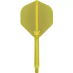 Fluturas si tija darts Target K-Flex, galben neon  no2 fluturas si tija darts lunga