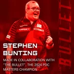 Fluturas si tija darts Target K-Flex Stephen Bunting, fluturas tip no2 si tija lunga