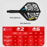 Fluturas si tija darts Target K-Flex Chris Dobey, fluturas tip no2 si tija scurta