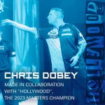 Fluturas si tija darts Target K-Flex Chris Dobey, fluturas tip no2 si tija lunga