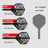 Fluturas si tija darts Target K-Flex Chris Dobey, fluturas tip no2 si tija lunga