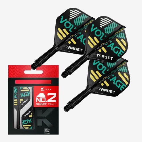 Fluturas darts si tija Target K-Flex Rob Cross, No2 fluturas si tija scurta