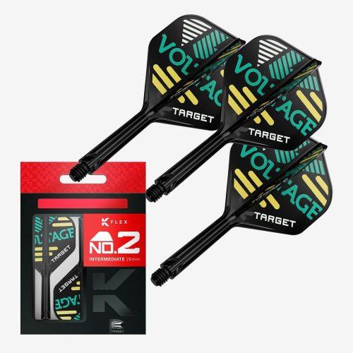 Fluturas darts si tija Target K-Flex Rob Cross, fluturas no2 si tija medie