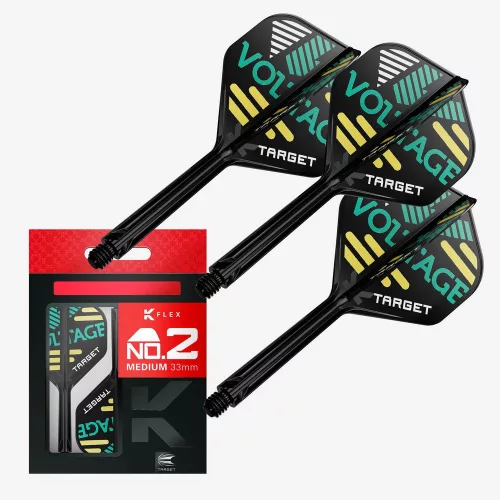 Fluturas darts si tija Target K-Flex Rob Cross, fluturas no2 si tija lunga