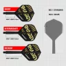 Fluturas si tija darts Target K-Flex Scott Williams, fluturas tip no2 si tija medie