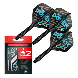 luturas si tija darts Target K-Flex Phil Taylor, fluturas tip no2 si tija medie