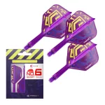 Fluturas si tija darts Target K-Flex Luke Littler World Champion, fluturas tip no6 si tija scurta