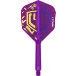 Fluturas si tija darts Target K-Flex Luke Littler World Champion, fluturas tip no6 si tija medie